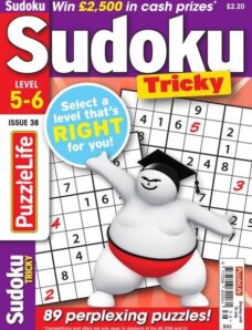 PuzzleLife Sudoku Tricky — June 2019