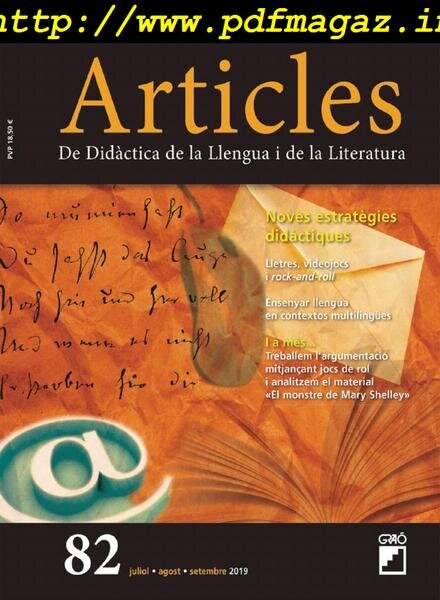 Articles Didactica de la Llengua i de la Literatura – juliol 2019
