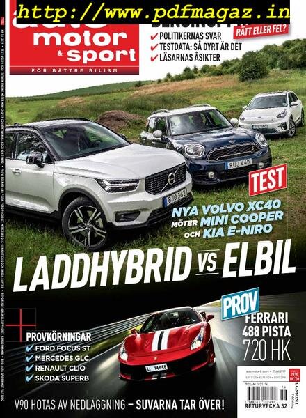 Auto Motor & Sport Sverige – 25 juli 2019