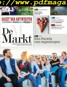 Gazet van Antwerpen De Markt – 10 augustus 2019