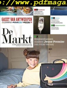 Gazet van Antwerpen De Markt — 24 augustus 2019