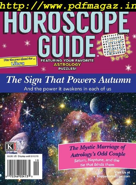 Horoscope Guide — October 2019