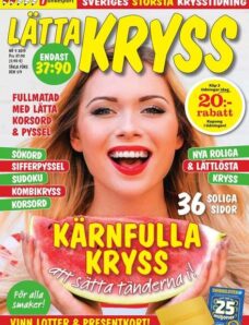 Latta kryss — 01 augusti 2019