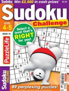 PuzzleLife Sudoku Challenge – August 2019