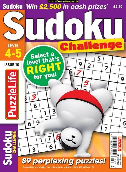 PuzzleLife Sudoku Challenge — August 2019
