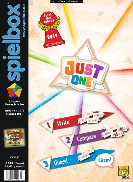 Spielbox English Edition — September 2019