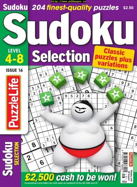 Sudoku Selection – July 2019