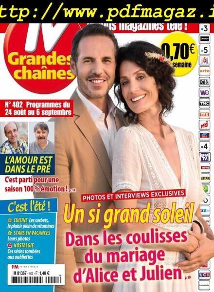 TV Grandes chaines — 24 Aout 2019