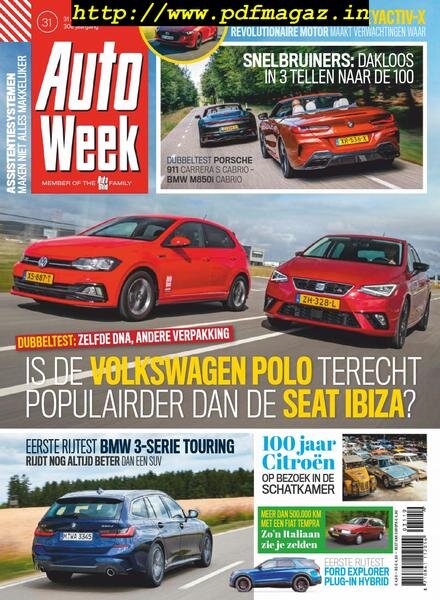 AutoWeek Netherlands — 31 juli 2019