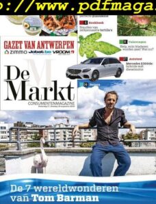 Gazet van Antwerpen De Markt – 17 augustus 2019