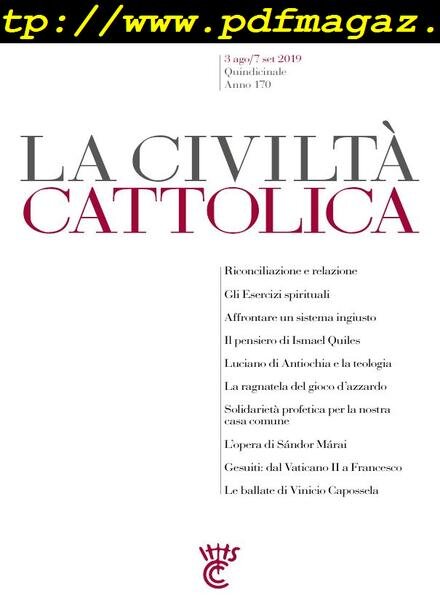 La Civilta Cattolica – 3 Agosto 2019