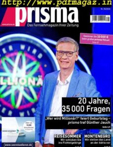 Prisma — 31 August 2019