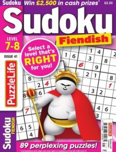 PuzzleLife Sudoku Fiendish – 01 September 2019