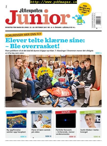 Aftenposten Junior – 22 oktober 2019