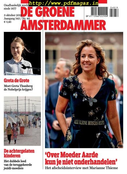 De Groene Amsterdammer — 04 oktober 2019