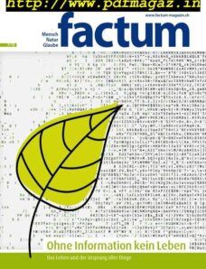Factum Magazin – August 2019