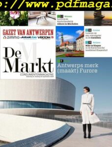 Gazet van Antwerpen De Markt – 21 september 2019