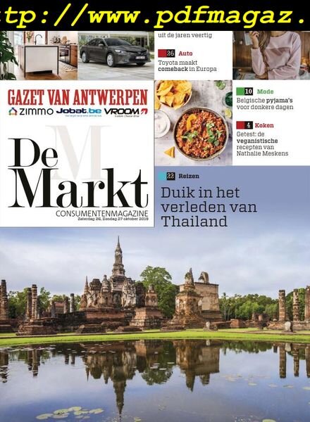 Gazet van Antwerpen De Markt – 26 oktober 2019