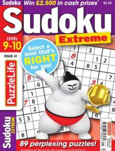 PuzzleLife Sudoku Extreme – September 2019