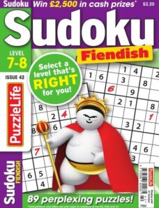 PuzzleLife Sudoku Fiendish – 01 October 2019