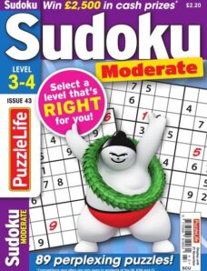PuzzleLife Sudoku Moderate – October 2019