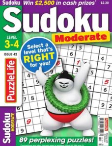 PuzzleLife Sudoku Moderate – September 2019