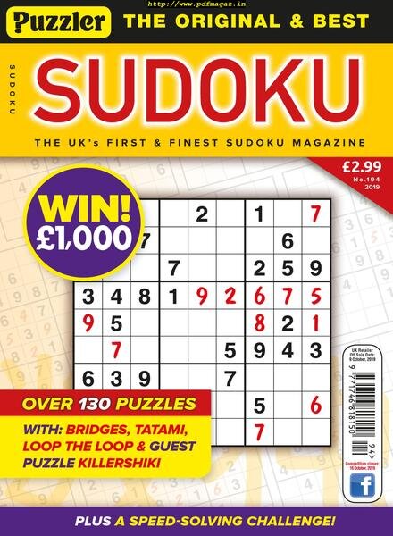 Puzzler Sudoku — September 2019