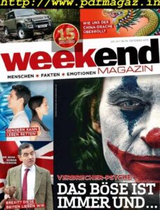 Weekend Magazin – 18 Oktober 2019