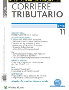 Corriere Tributario – Novembre 2019