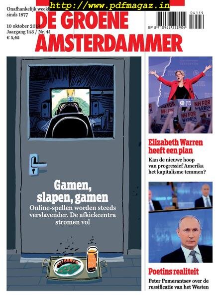 De Groene Amsterdammer — 11 oktober 2019