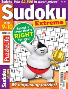 PuzzleLife Sudoku Extreme — November 2019
