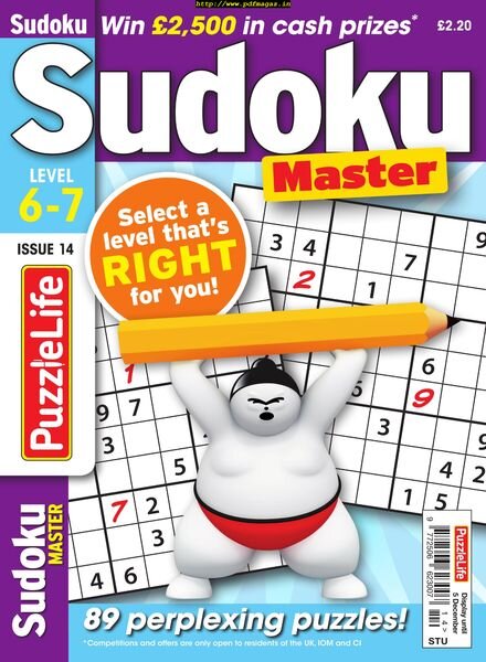 PuzzleLife Sudoku Master — November 2019