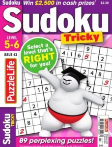 PuzzleLife Sudoku Tricky — November 2019