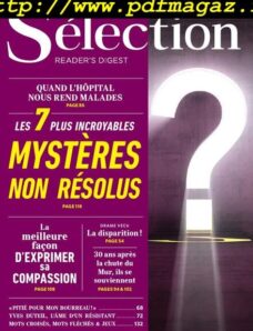Selection Reader’s Digest France – octobre 2019