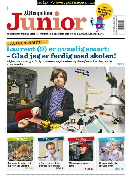 Aftenposten Junior – 26 november 2019
