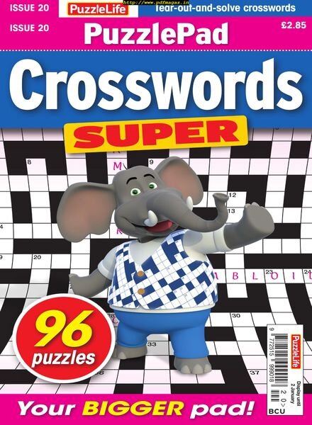 PuzzleLife PuzzlePad Crosswords Super — 05 December 2019