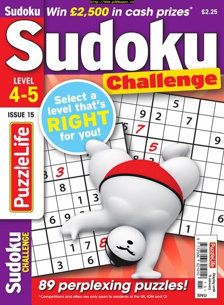 PuzzleLife Sudoku Challenge — December 2019