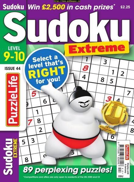 PuzzleLife Sudoku Extreme — December 2019