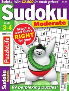 PuzzleLife Sudoku Moderate — December 2019