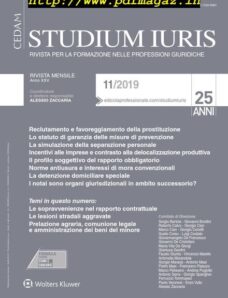 Studium Iuris – Novembre 2019