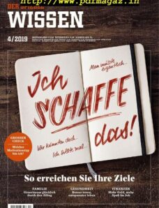 Der Spiegel Wissen – Nr.4, 2019