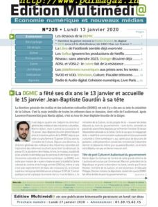 edition Multimedia — 13 janvier 2020