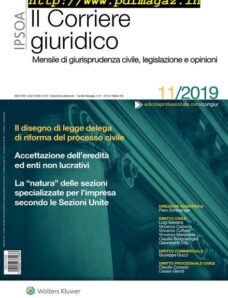 Il Corriere Giuridico – Novembre 2019