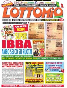 Lottomio del Lunedi – 6 Gennaio 2020