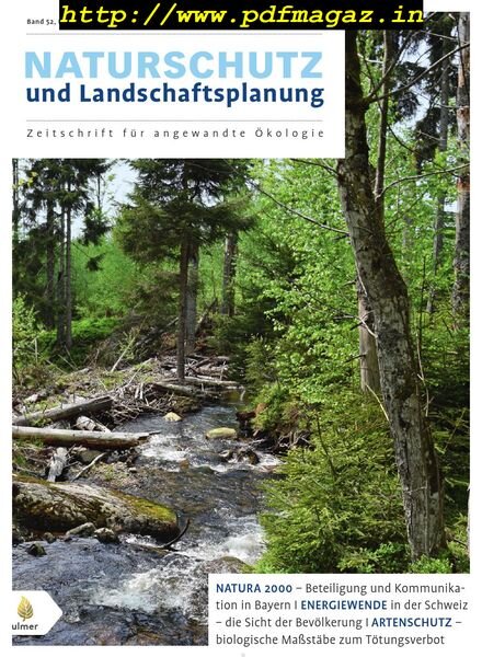 Naturschutz und Landschaftsplanung — Januar 2020