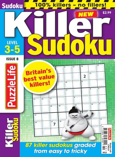 PuzzleLife Killer Sudoku — Issue 8 — February 2020