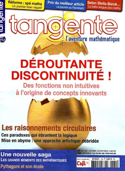 Tangente – Fevrier-Mars 2020