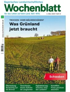 Bayerisches Landwirtschaftliches Wochenblatt Schwaben – 05 Marz 2020