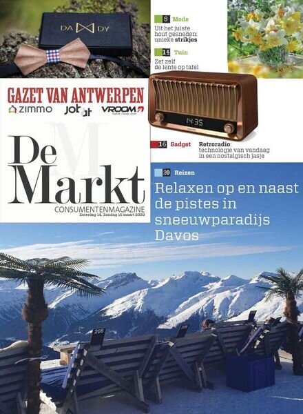 Gazet van Antwerpen De Markt — 14 maart 2020