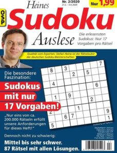 Heines Sudoku — Nr.2 2020